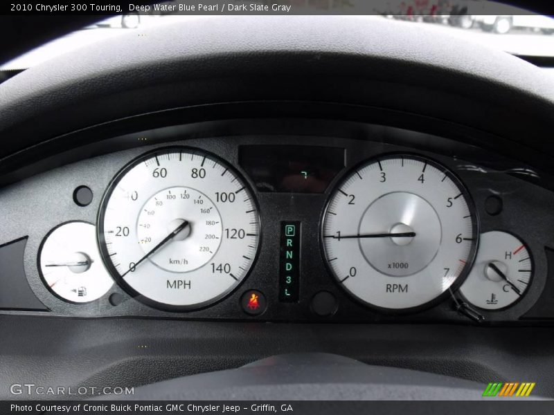 Deep Water Blue Pearl / Dark Slate Gray 2010 Chrysler 300 Touring