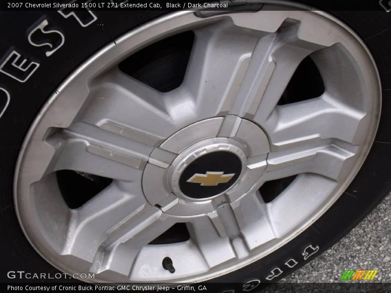 Black / Dark Charcoal 2007 Chevrolet Silverado 1500 LT Z71 Extended Cab