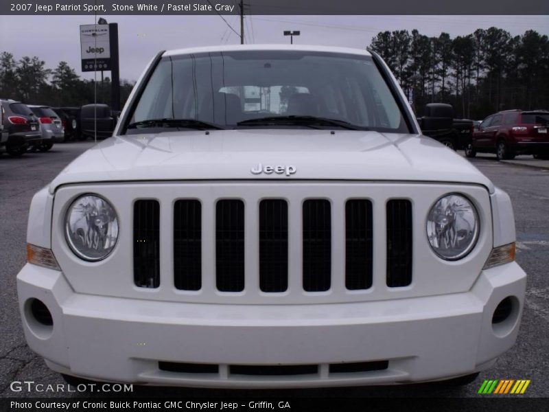 Stone White / Pastel Slate Gray 2007 Jeep Patriot Sport