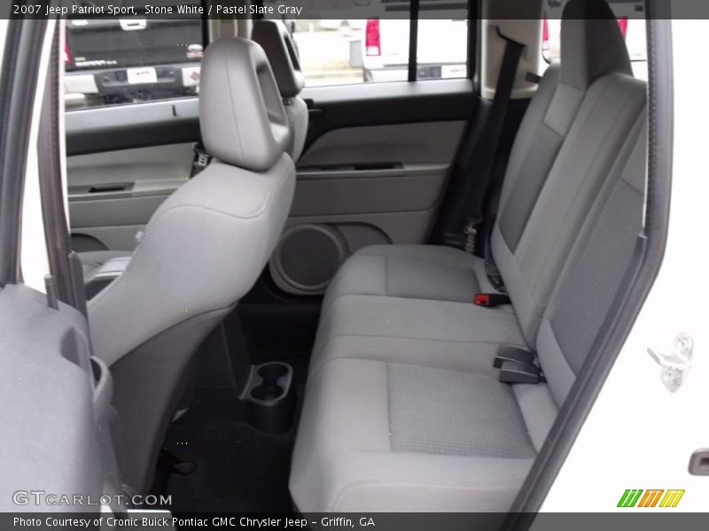 Stone White / Pastel Slate Gray 2007 Jeep Patriot Sport