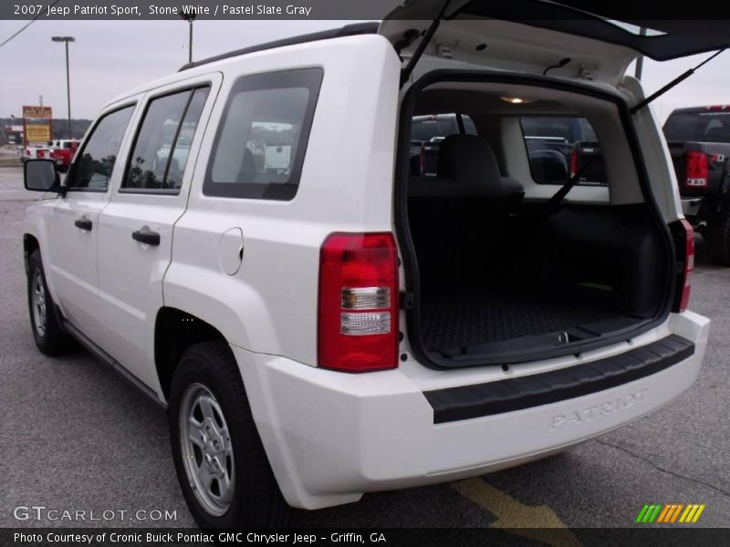 Stone White / Pastel Slate Gray 2007 Jeep Patriot Sport