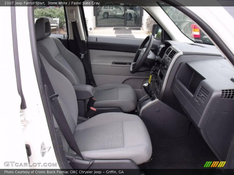 Stone White / Pastel Slate Gray 2007 Jeep Patriot Sport