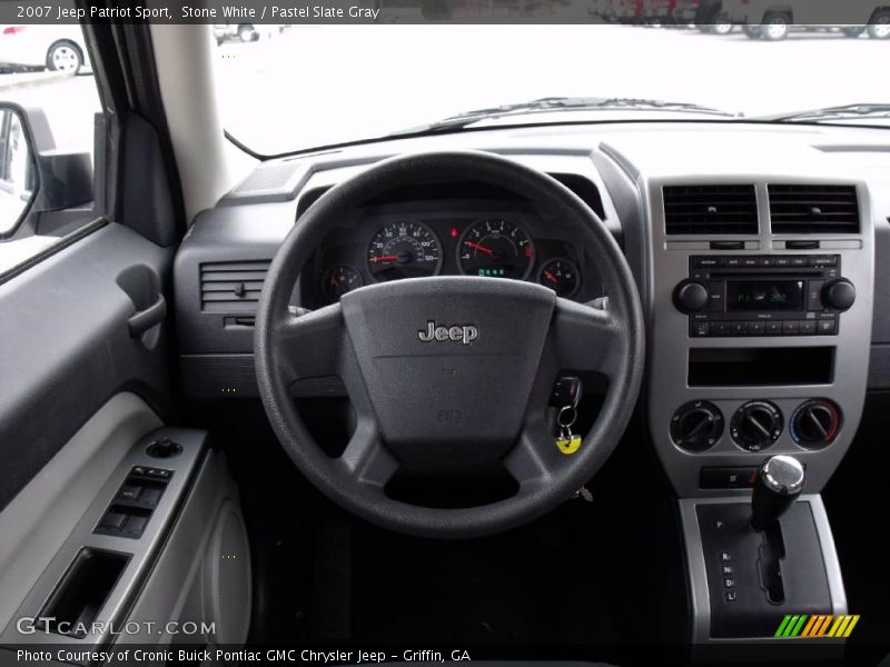 Stone White / Pastel Slate Gray 2007 Jeep Patriot Sport