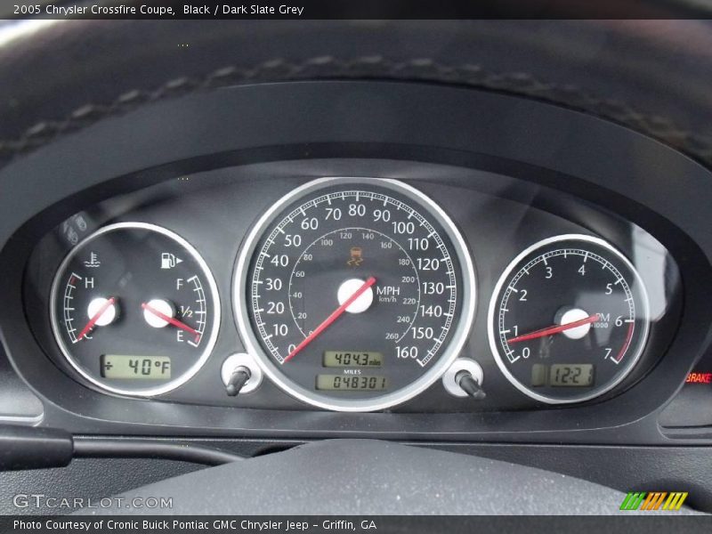  2005 Crossfire Coupe Coupe Gauges