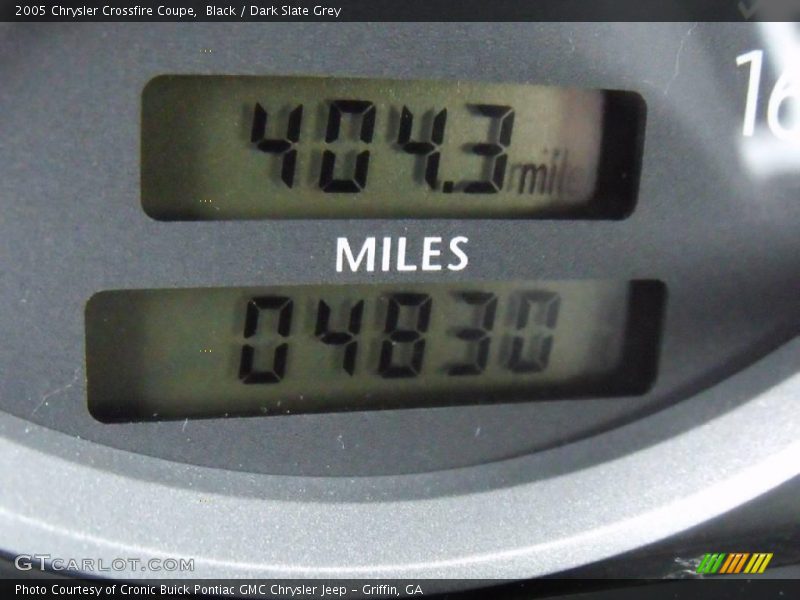 Black / Dark Slate Grey 2005 Chrysler Crossfire Coupe