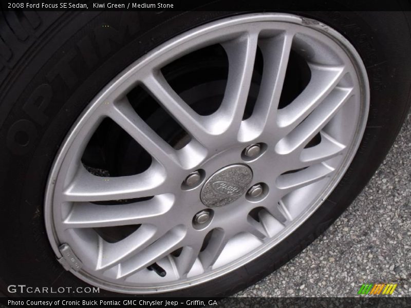 Kiwi Green / Medium Stone 2008 Ford Focus SE Sedan