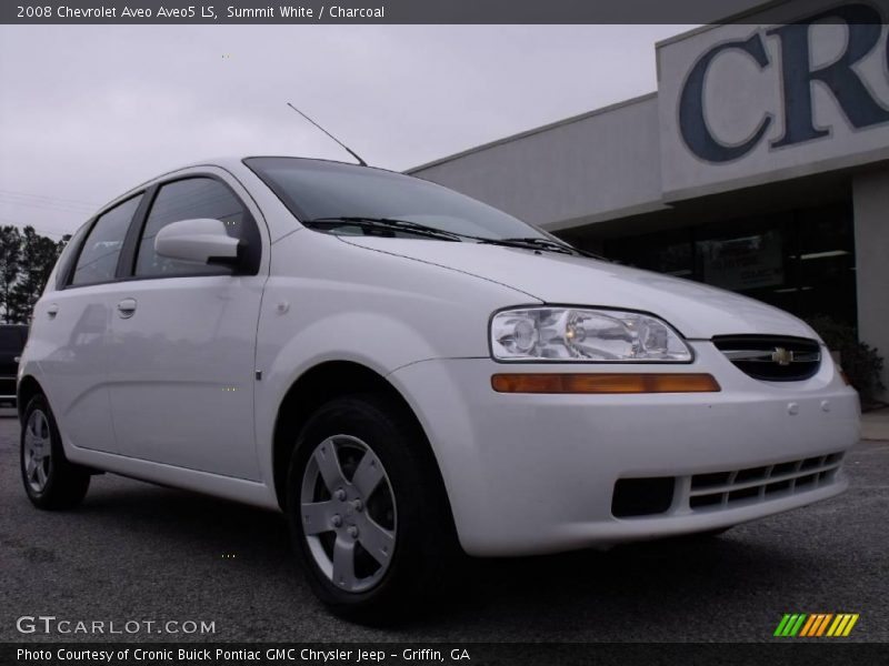 Summit White / Charcoal 2008 Chevrolet Aveo Aveo5 LS