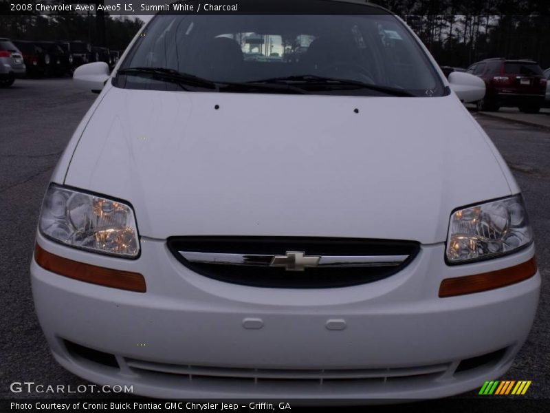 Summit White / Charcoal 2008 Chevrolet Aveo Aveo5 LS