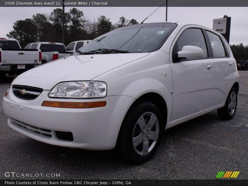 Summit White / Charcoal 2008 Chevrolet Aveo Aveo5 LS