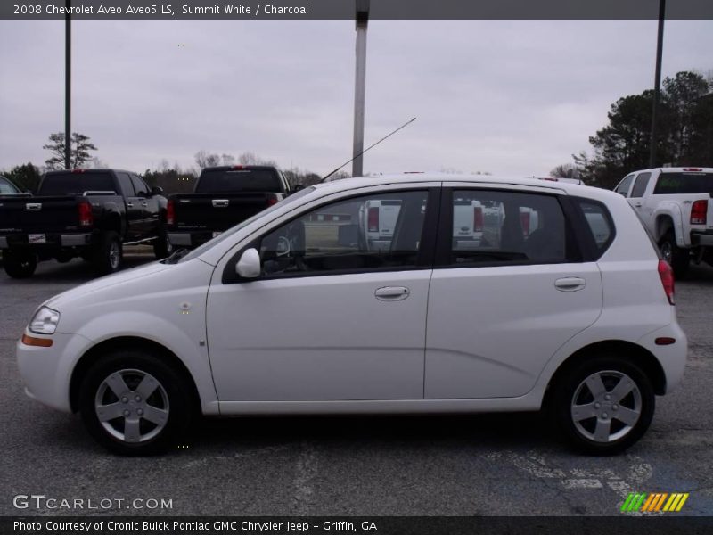 Summit White / Charcoal 2008 Chevrolet Aveo Aveo5 LS