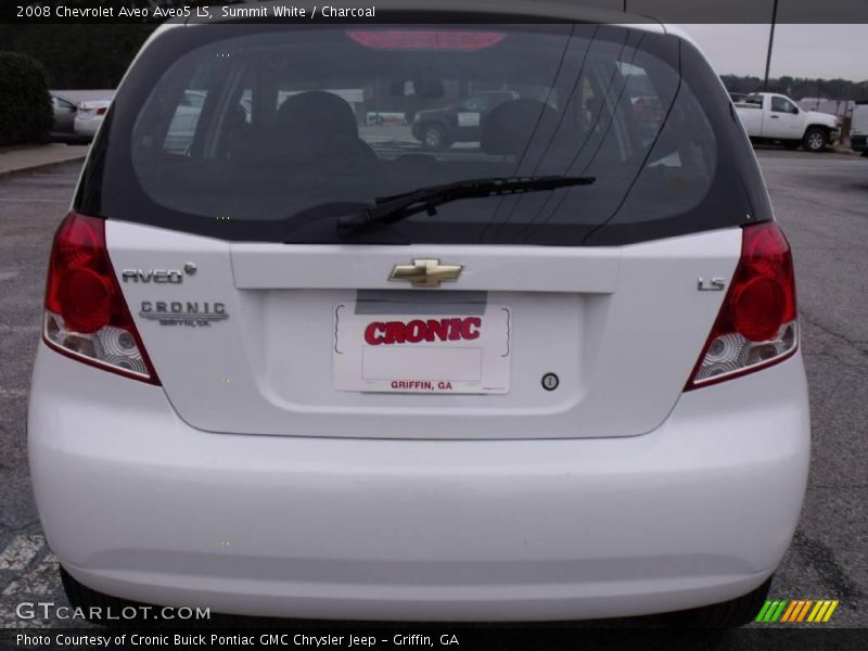 Summit White / Charcoal 2008 Chevrolet Aveo Aveo5 LS
