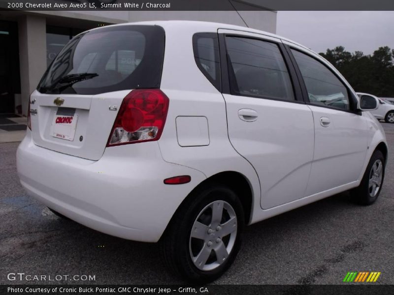 Summit White / Charcoal 2008 Chevrolet Aveo Aveo5 LS