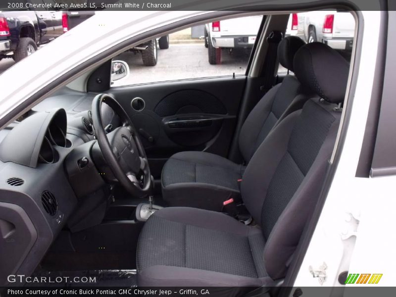 Summit White / Charcoal 2008 Chevrolet Aveo Aveo5 LS