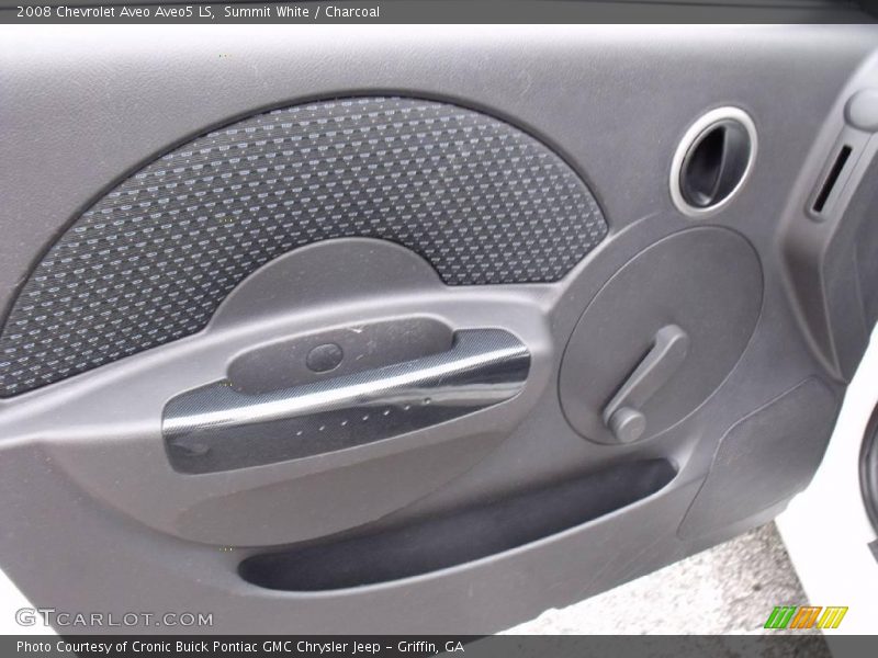 Summit White / Charcoal 2008 Chevrolet Aveo Aveo5 LS