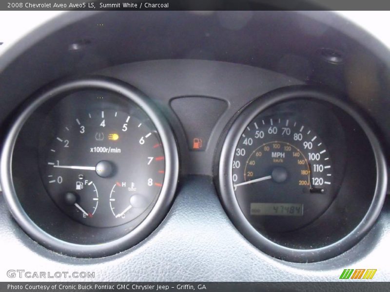 Summit White / Charcoal 2008 Chevrolet Aveo Aveo5 LS