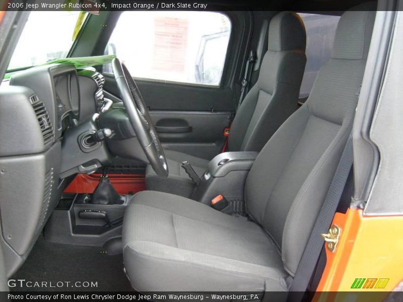 Impact Orange / Dark Slate Gray 2006 Jeep Wrangler Rubicon 4x4