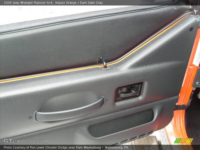 Impact Orange / Dark Slate Gray 2006 Jeep Wrangler Rubicon 4x4