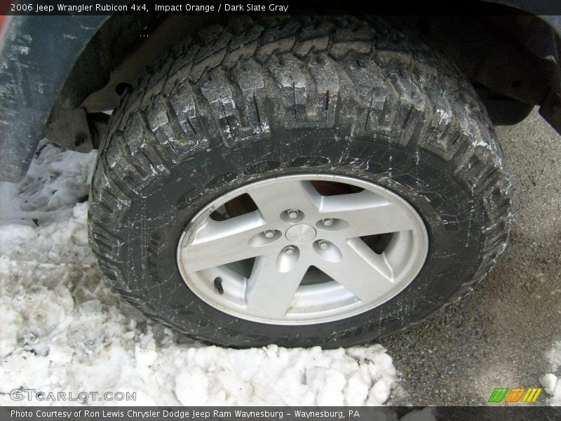 Impact Orange / Dark Slate Gray 2006 Jeep Wrangler Rubicon 4x4