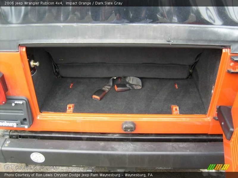 Impact Orange / Dark Slate Gray 2006 Jeep Wrangler Rubicon 4x4