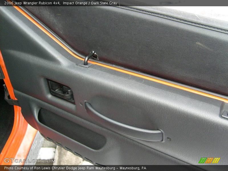 Impact Orange / Dark Slate Gray 2006 Jeep Wrangler Rubicon 4x4