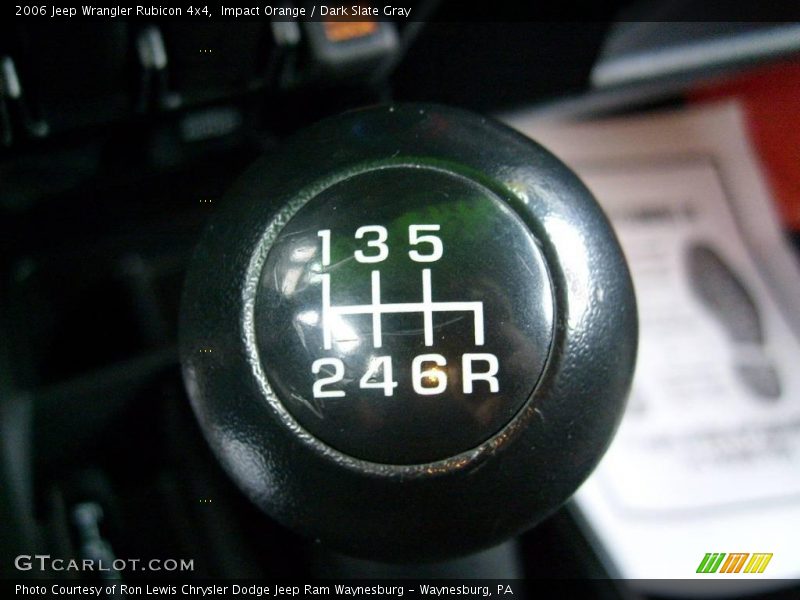 Impact Orange / Dark Slate Gray 2006 Jeep Wrangler Rubicon 4x4