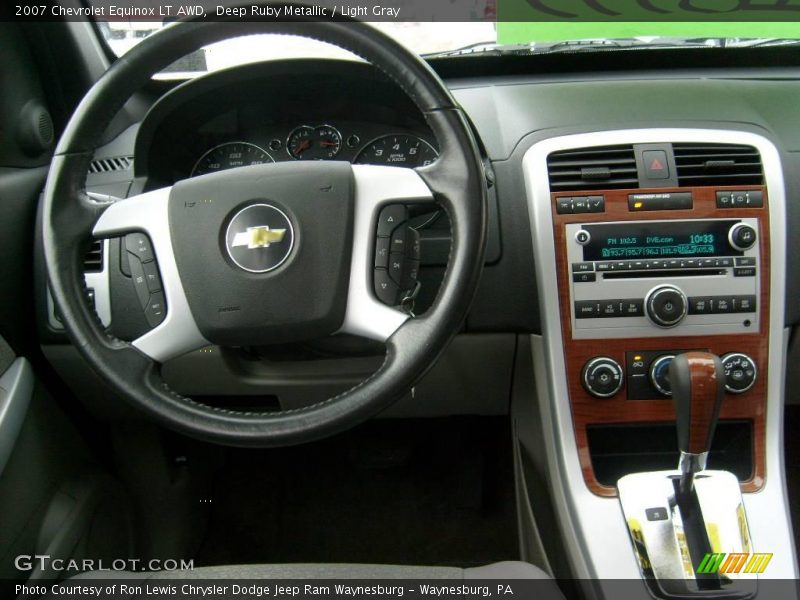 Deep Ruby Metallic / Light Gray 2007 Chevrolet Equinox LT AWD