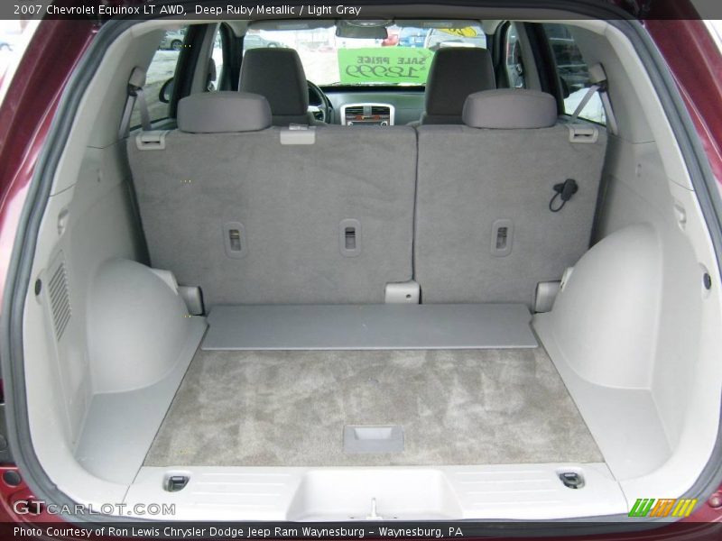 Deep Ruby Metallic / Light Gray 2007 Chevrolet Equinox LT AWD
