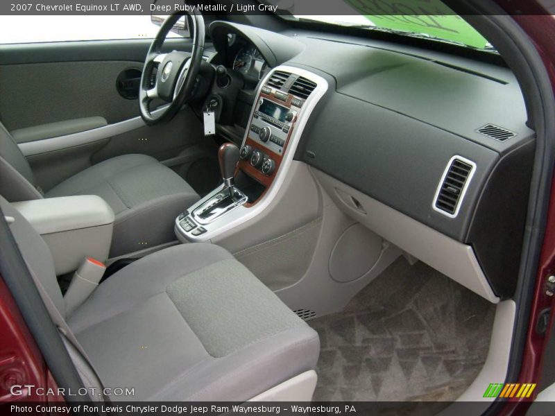Deep Ruby Metallic / Light Gray 2007 Chevrolet Equinox LT AWD