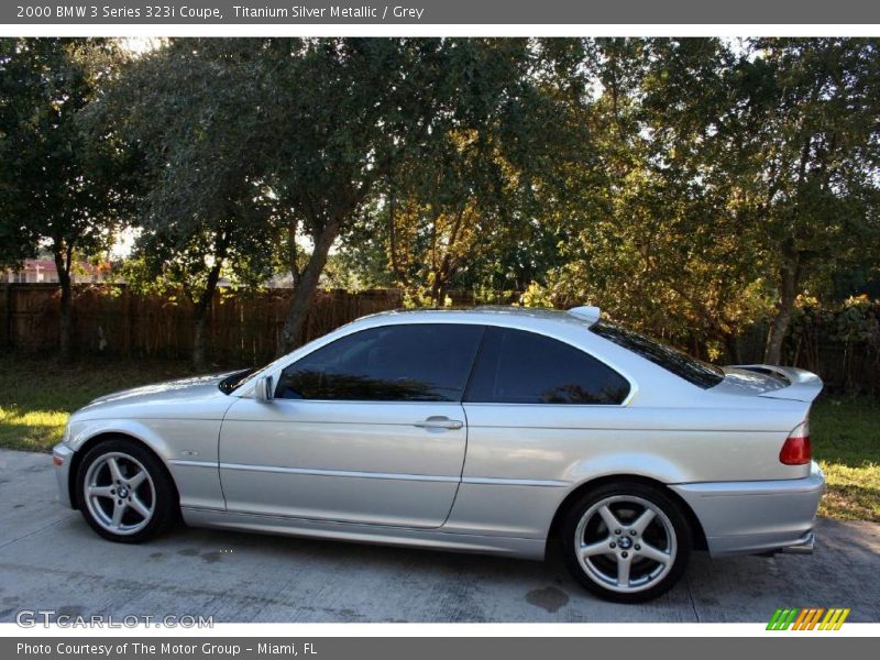 Titanium Silver Metallic / Grey 2000 BMW 3 Series 323i Coupe