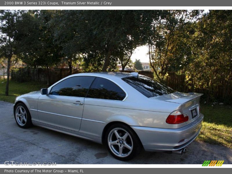 Titanium Silver Metallic / Grey 2000 BMW 3 Series 323i Coupe