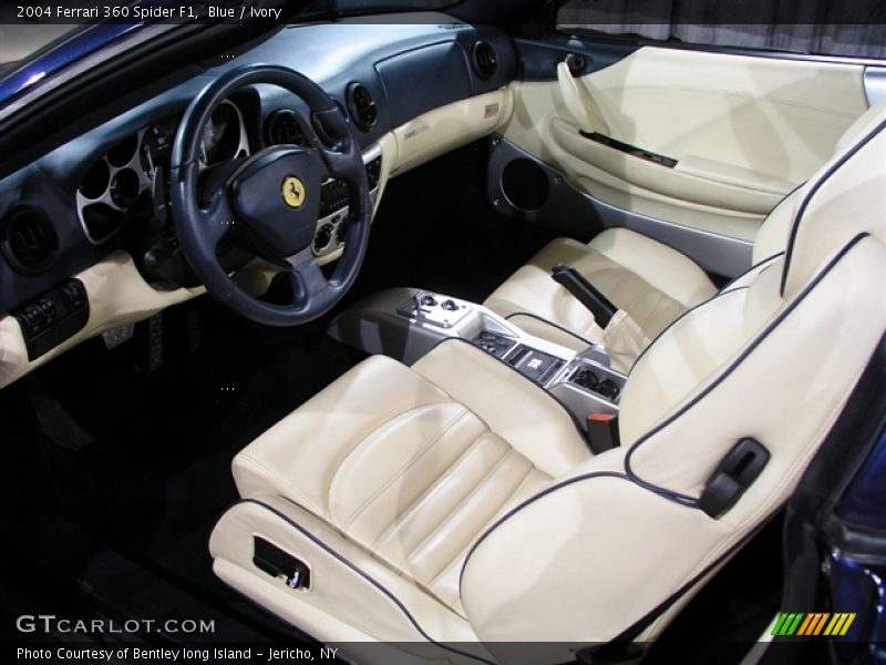 Ivory Interior - 2004 360 Spider F1 