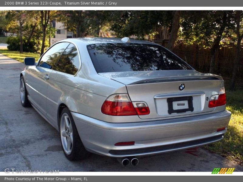 Titanium Silver Metallic / Grey 2000 BMW 3 Series 323i Coupe