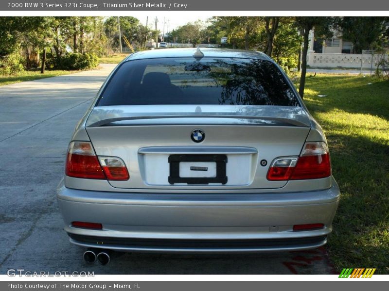 Titanium Silver Metallic / Grey 2000 BMW 3 Series 323i Coupe