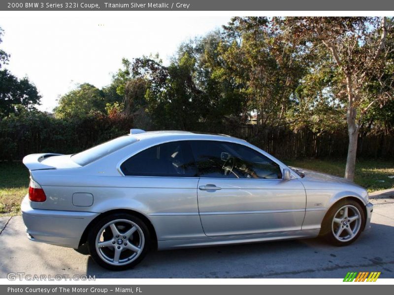 Titanium Silver Metallic / Grey 2000 BMW 3 Series 323i Coupe