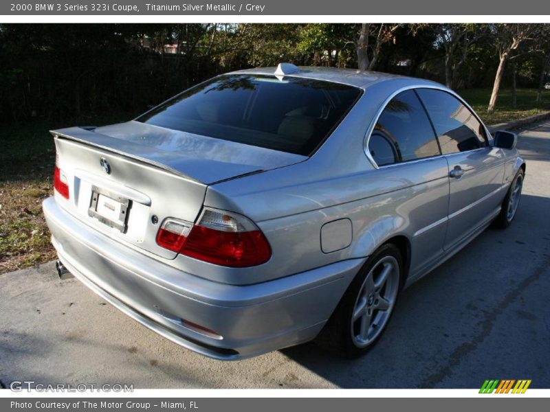 Titanium Silver Metallic / Grey 2000 BMW 3 Series 323i Coupe