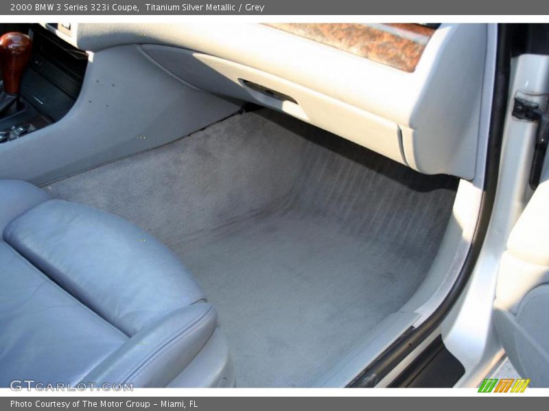 Titanium Silver Metallic / Grey 2000 BMW 3 Series 323i Coupe