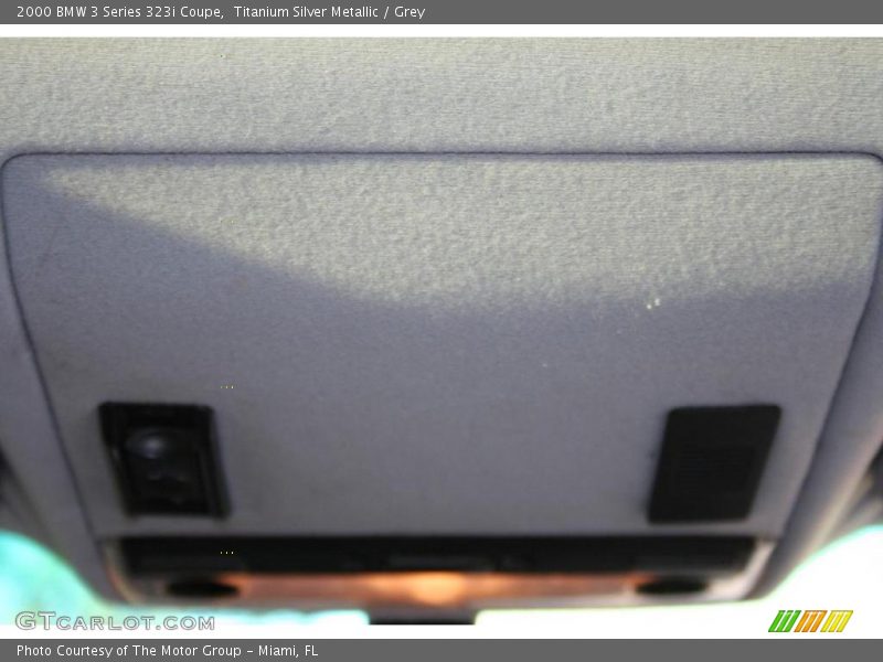 Titanium Silver Metallic / Grey 2000 BMW 3 Series 323i Coupe