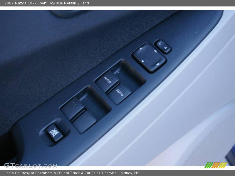 Icy Blue Metallic / Sand 2007 Mazda CX-7 Sport