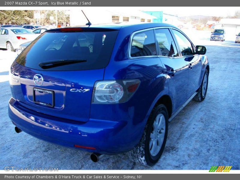 Icy Blue Metallic / Sand 2007 Mazda CX-7 Sport