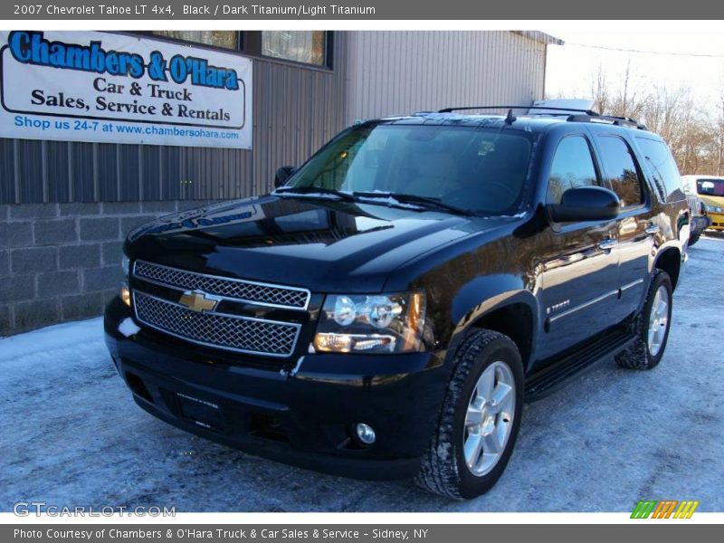 Black / Dark Titanium/Light Titanium 2007 Chevrolet Tahoe LT 4x4