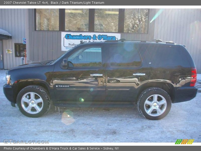 Black / Dark Titanium/Light Titanium 2007 Chevrolet Tahoe LT 4x4