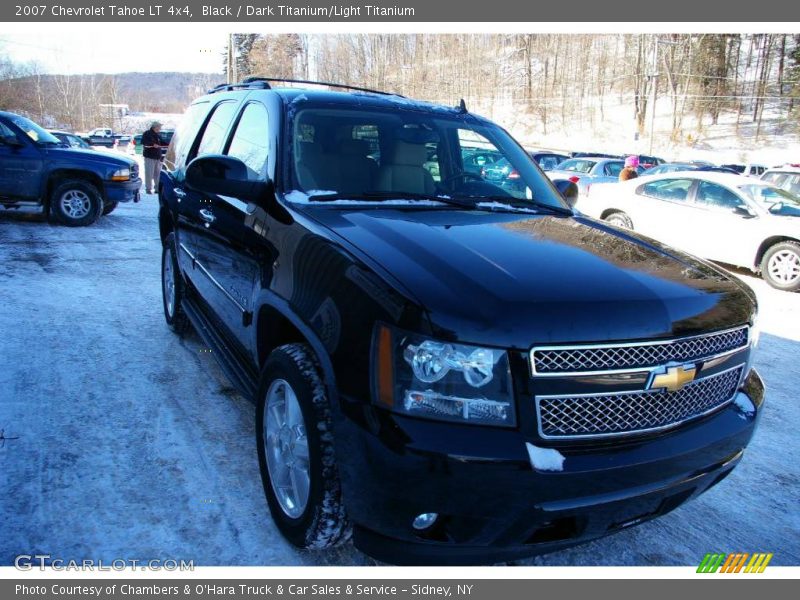 Black / Dark Titanium/Light Titanium 2007 Chevrolet Tahoe LT 4x4