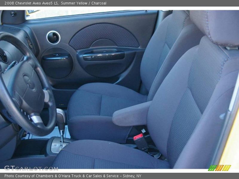 Summer Yellow / Charcoal 2008 Chevrolet Aveo Aveo5 LS