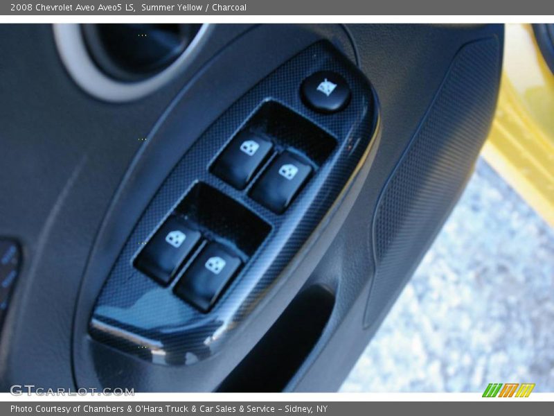 Summer Yellow / Charcoal 2008 Chevrolet Aveo Aveo5 LS