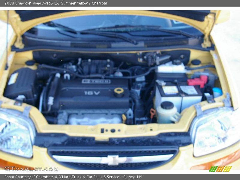 Summer Yellow / Charcoal 2008 Chevrolet Aveo Aveo5 LS