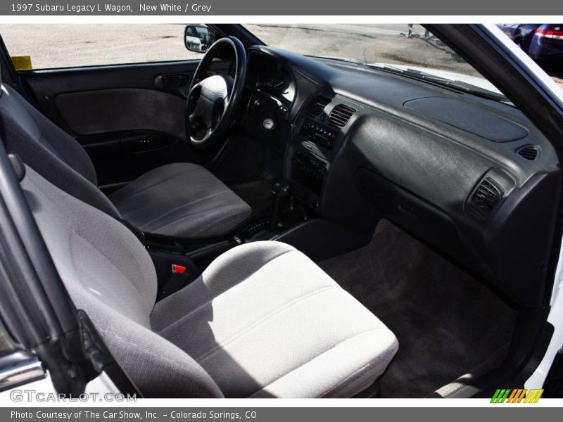 New White / Grey 1997 Subaru Legacy L Wagon