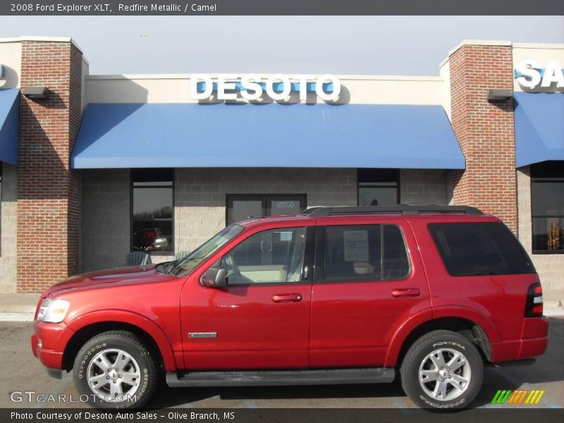 Redfire Metallic / Camel 2008 Ford Explorer XLT