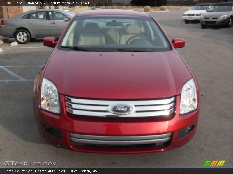 Redfire Metallic / Camel 2008 Ford Fusion SE V6