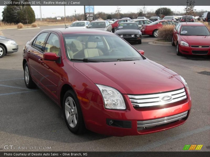 Redfire Metallic / Camel 2008 Ford Fusion SE V6