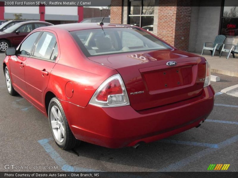 Redfire Metallic / Camel 2008 Ford Fusion SE V6